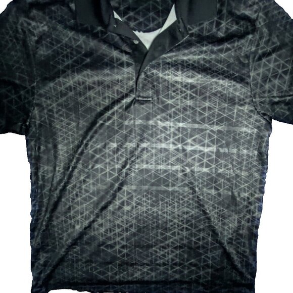 Men’s Size XL PGA Tour Black Pro Series Lightweight Golf Polo Shirt‎ - Picture 1 of 4